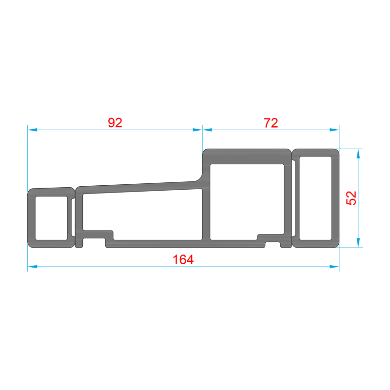 Glasvezel dorpel BU-A92-164