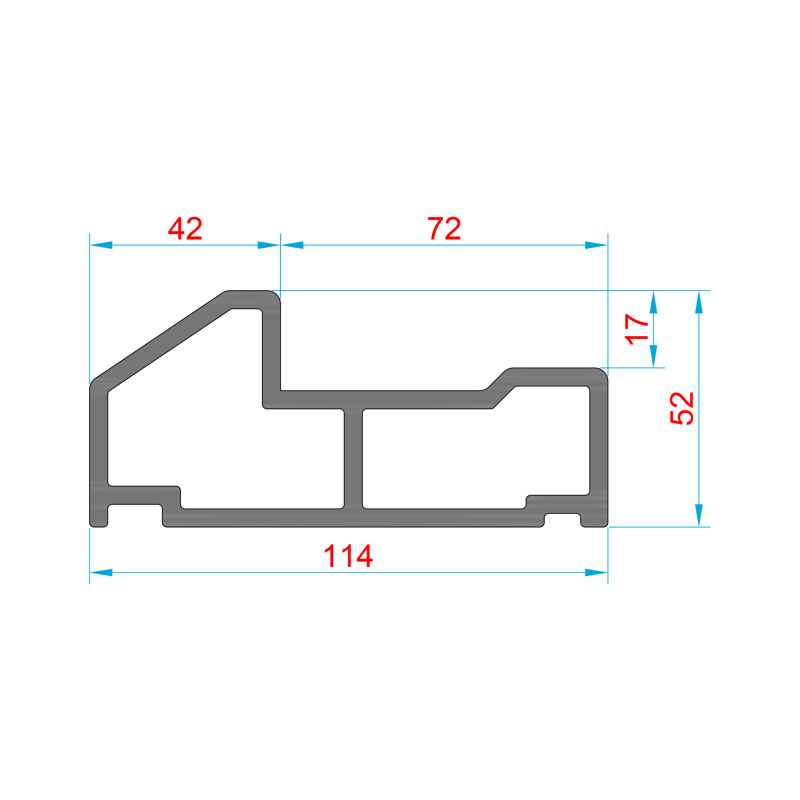 Glasvezel dorpel BI-C72-114