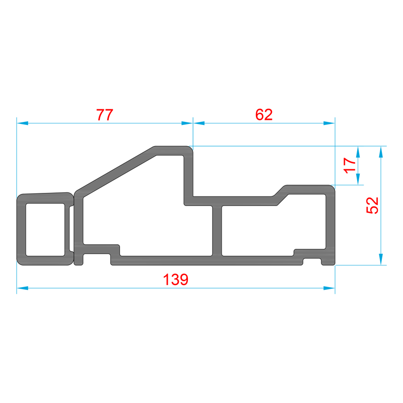 Glasvezel dorpel BI-C62-139
