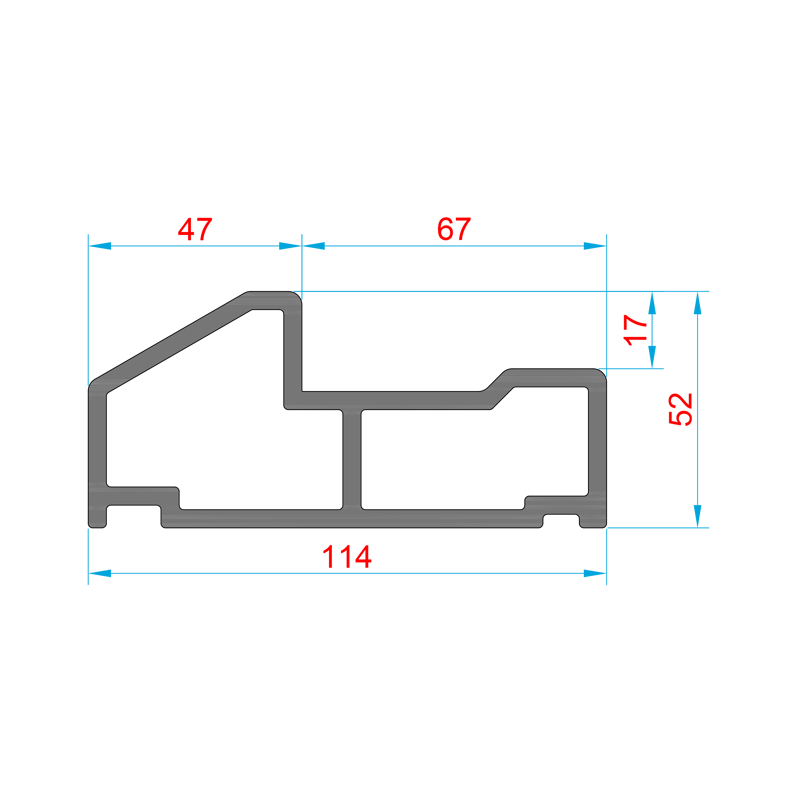 Glasvezel dorpel BI-C67-114