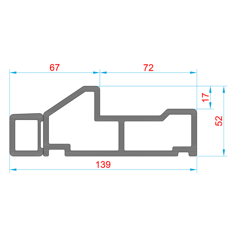 Glasvezel dorpel BI-C72-139