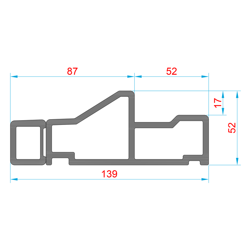 Glasvezel dorpel BI-C52-139